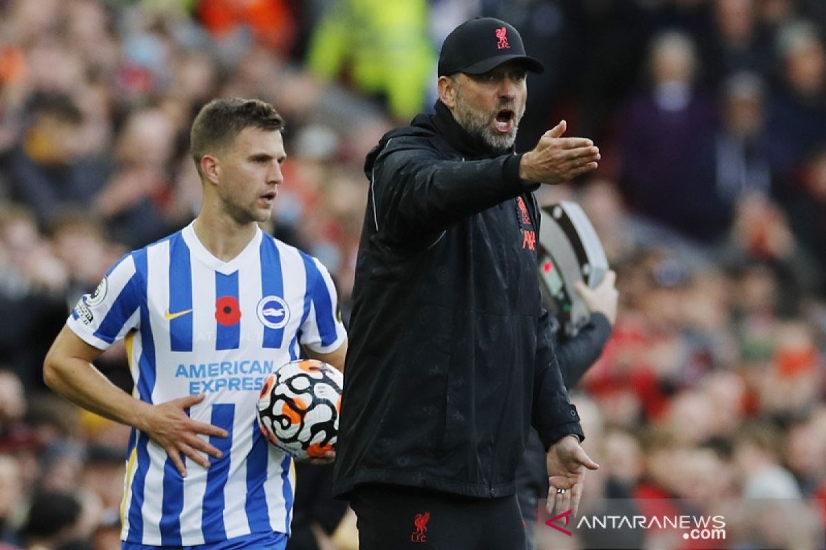 Liverpool diimbangi Brighton, ini serasa kekalahan bagi Klopp