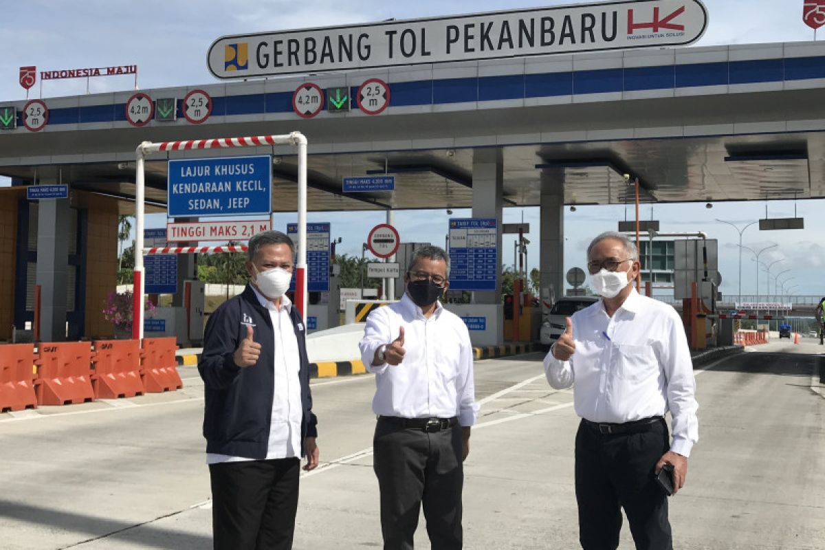 Pastikan bermanfaat, Wamenkeu tinjau Tol Pekanbaru-Dumai