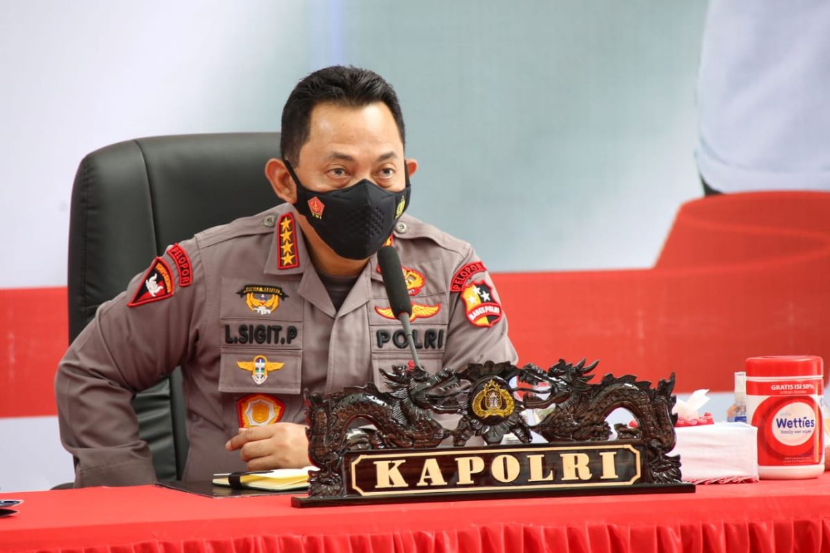 Kapolri copot enam kapolres dan satu direktur