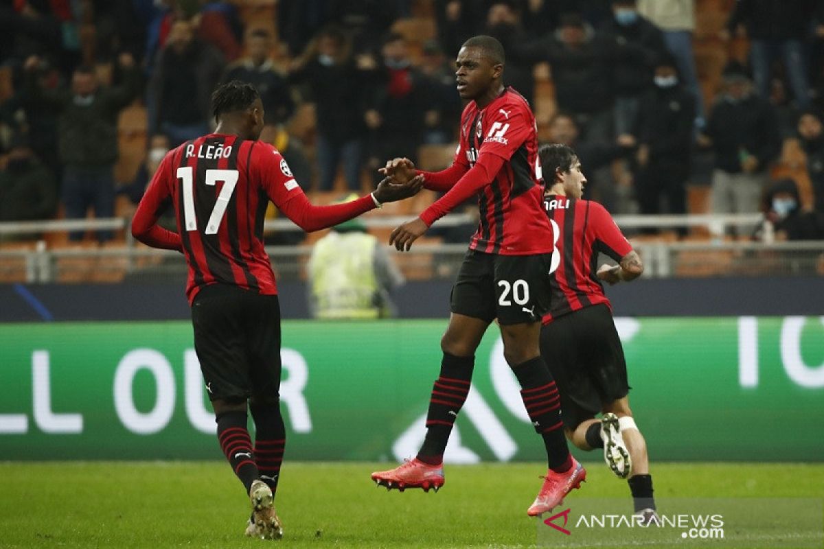 AC Milan petik poin pertama Liga Champions