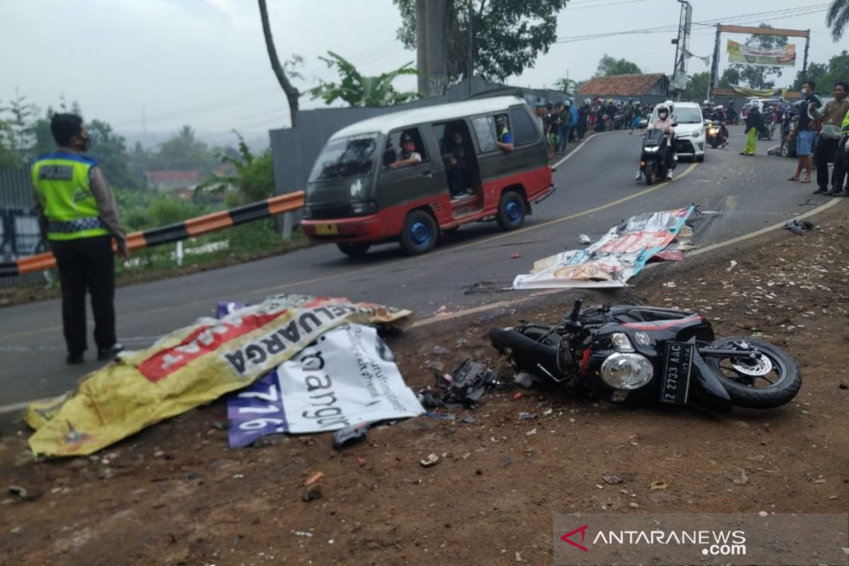 Kecelakaan maut renggut empat nyawa di Sumedang