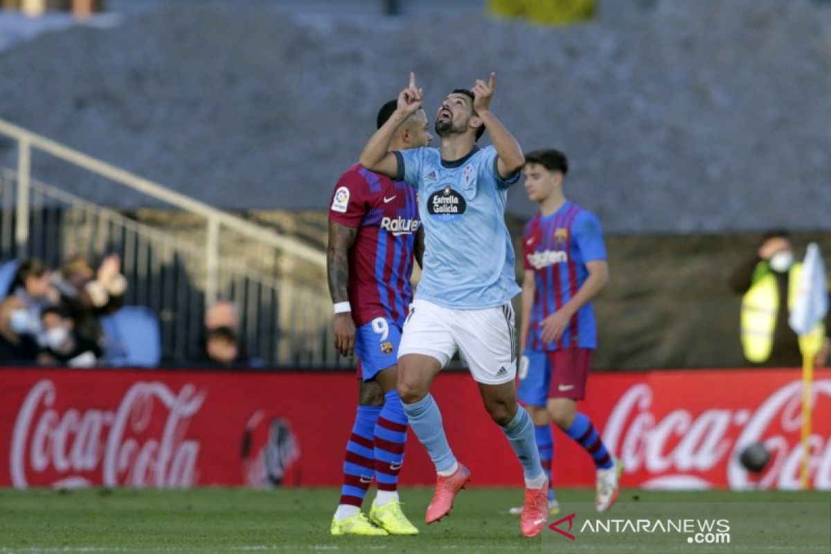 Barcelona buang keunggulan tiga gol, diimbangi Celta Vigo 3-3