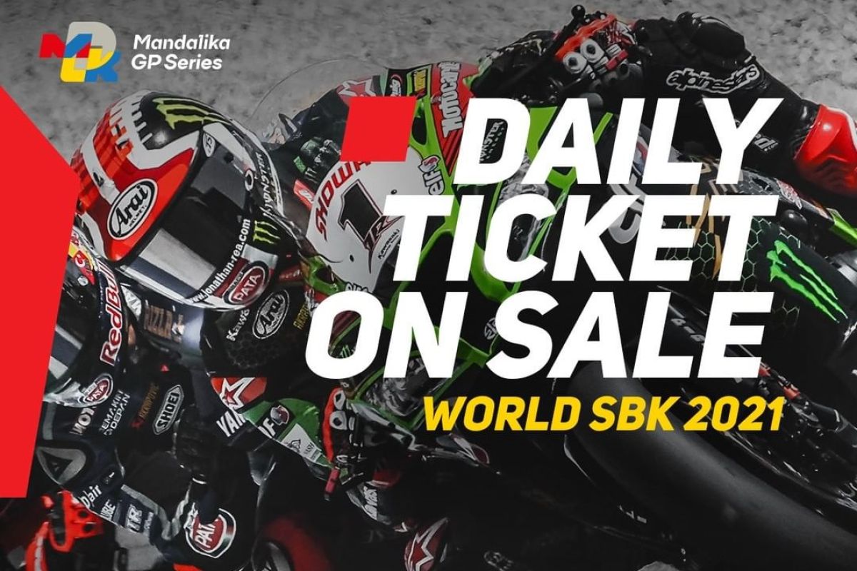 Mulai dijual, Tiket harian WSBK di Mandalika