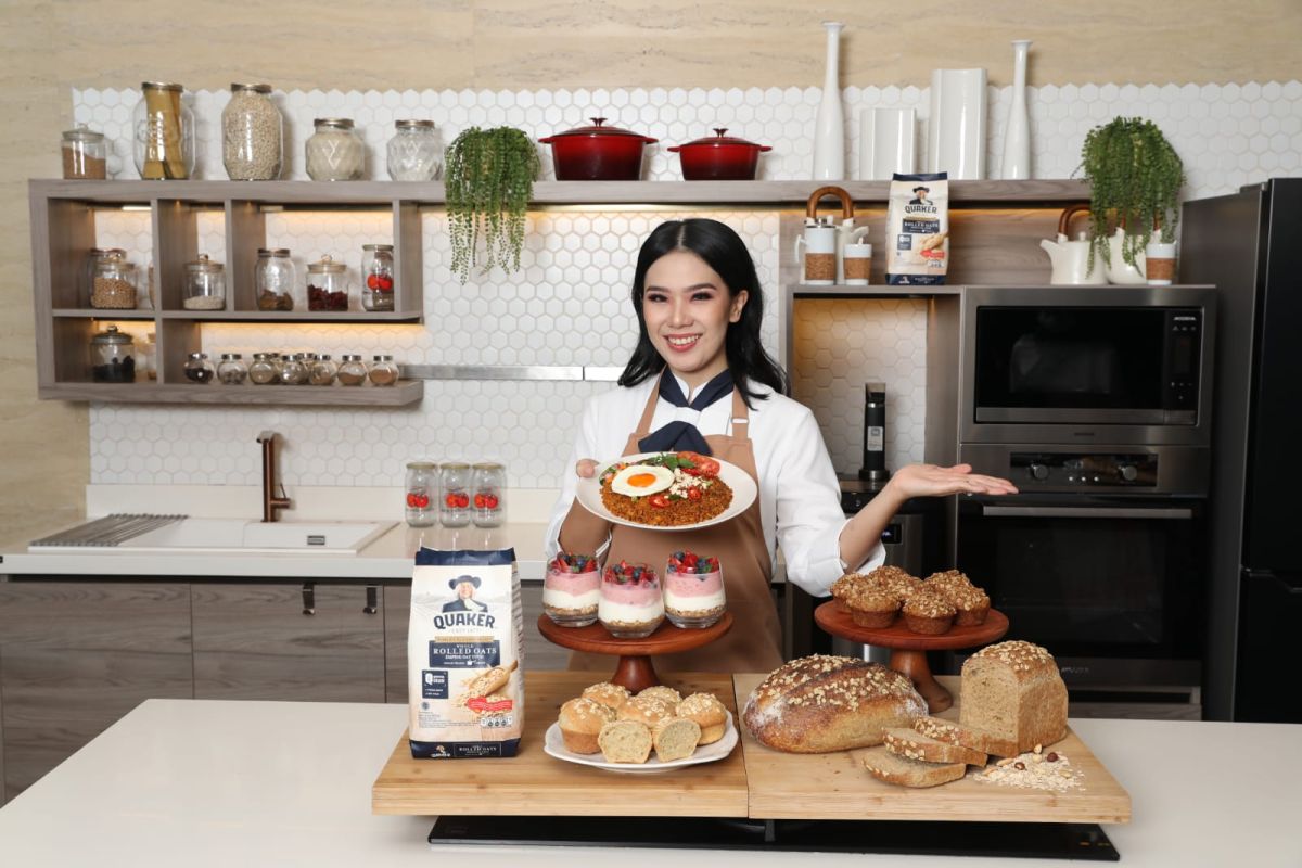 Chef Devina Hermawan berbagi kreasi makanan nusantara berbahan oat