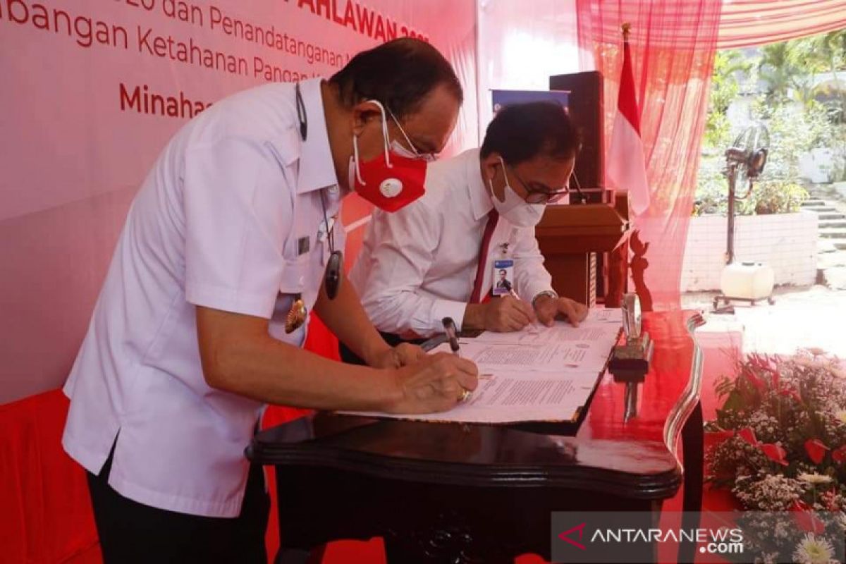 BI bersama Pemkab Minahasa bangun klaster ketahanan pangan