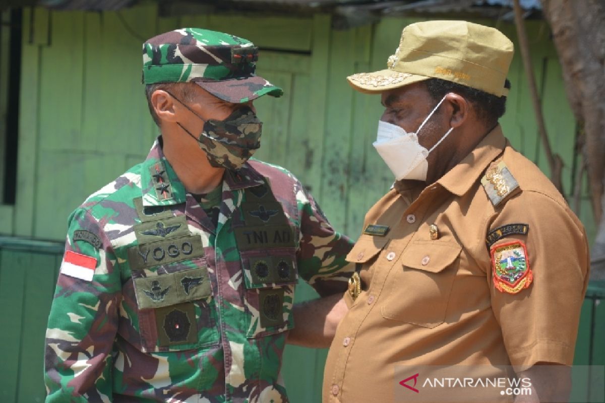 Pangdam XVII/Cenderawasih cek lokasi lahan jagung di Keerom