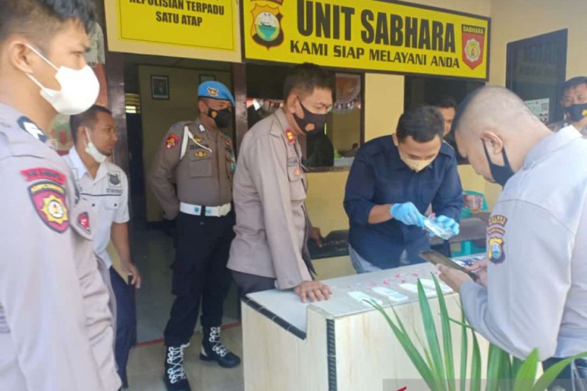 Polres Enrekang gelar pemeriksaan urine seluruh personel secara dadakan