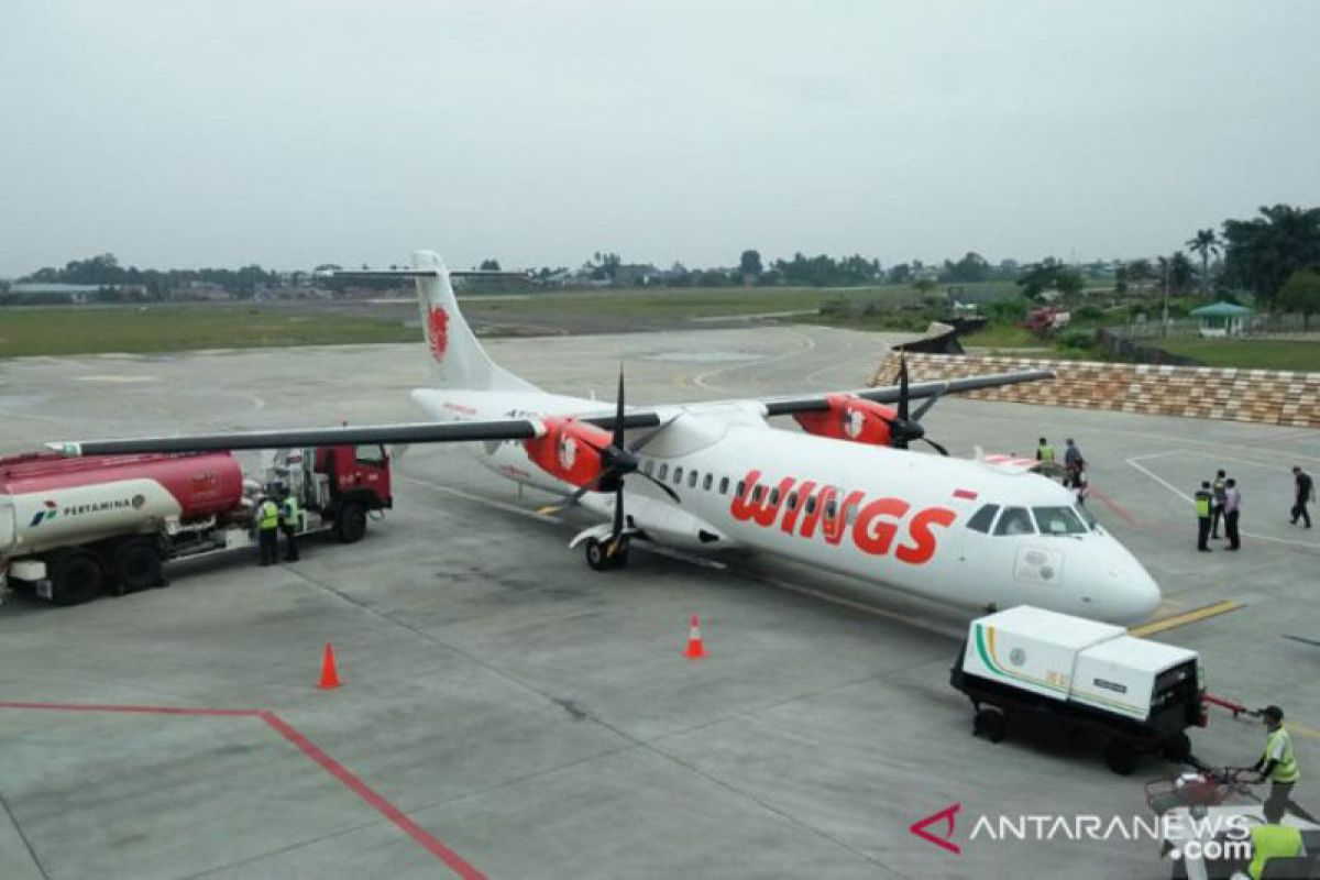 Pesawat Wings Air tujuan Bima mendarat di Bandara Lombok