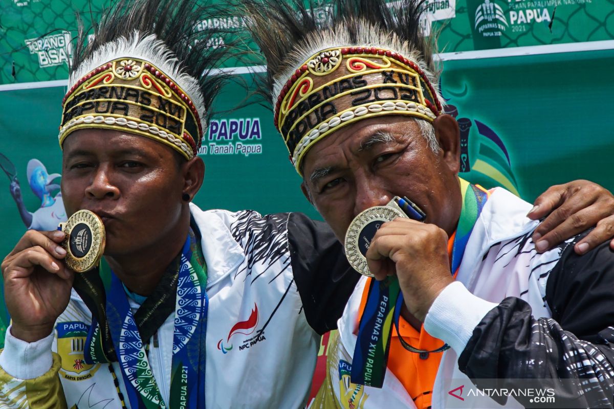 Tuan rumah juara umum Peparnas XVI Papua