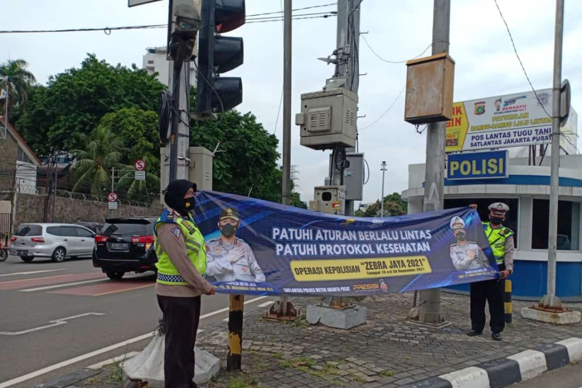 Polres Jakpus tidak melakukan razia terpusat saat Operasi Zebra Jaya