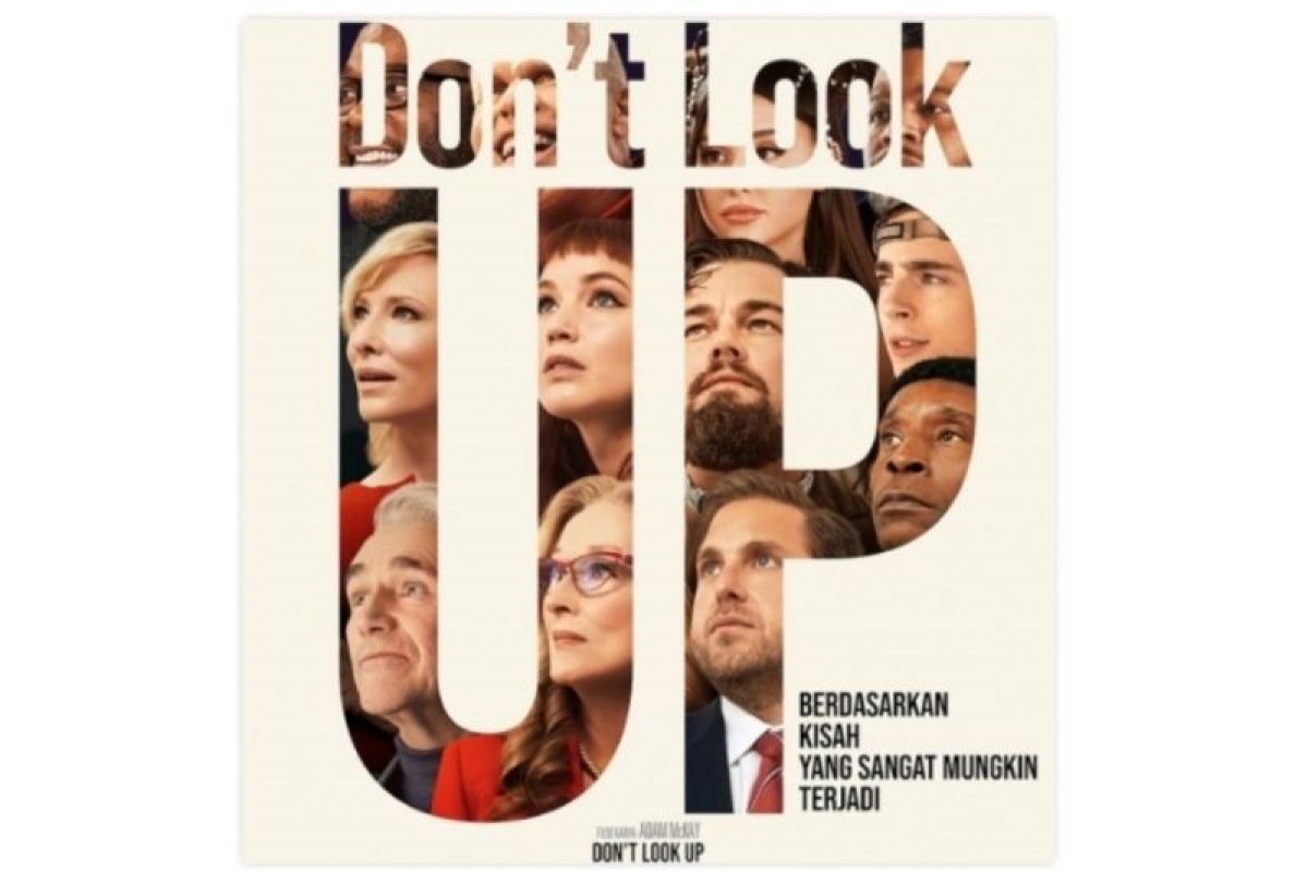 Film "Don't Look Up" perlihatkan kecemasan tabrakan komet dan bumi