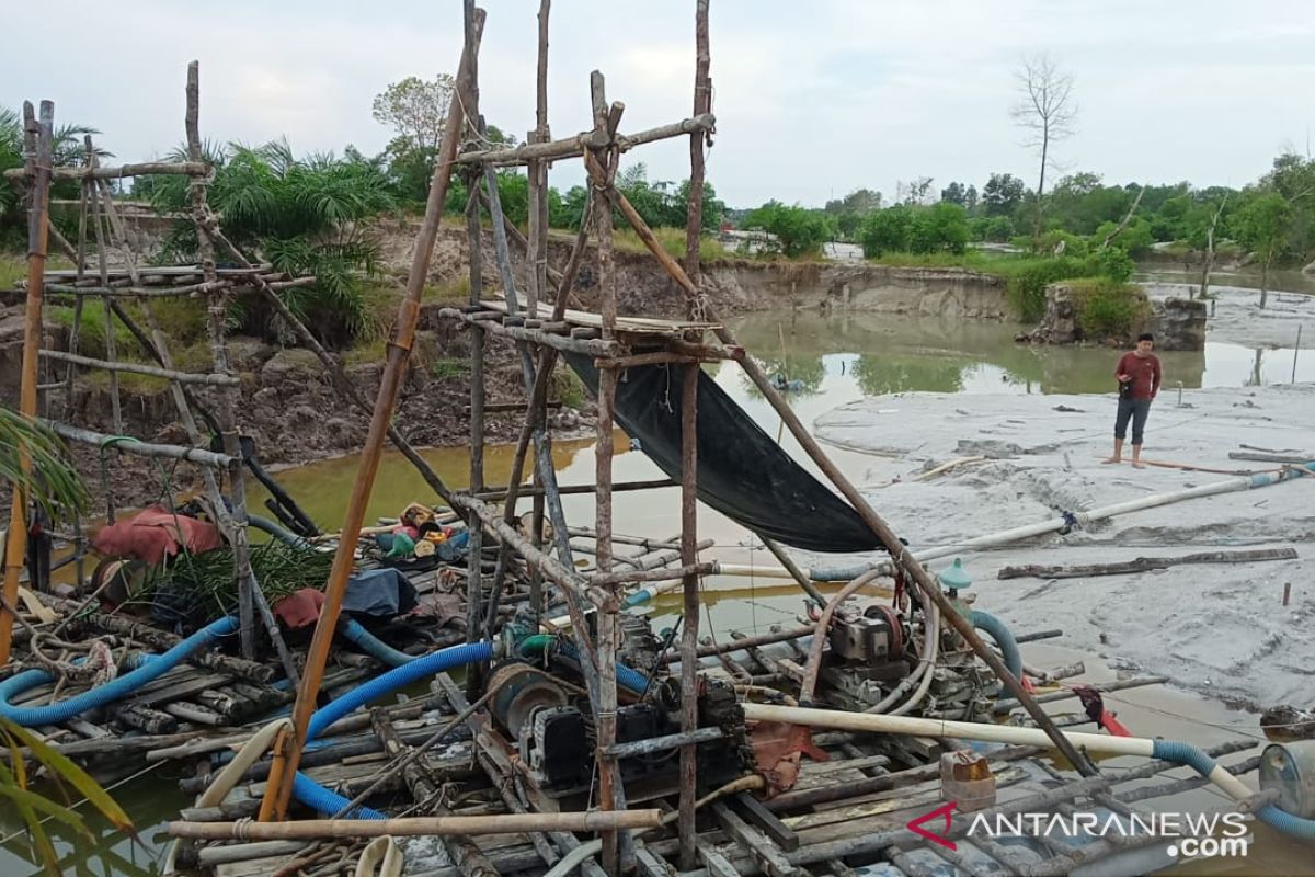 Aktivitas tambang bijih timah liar di Babel ditertibkan