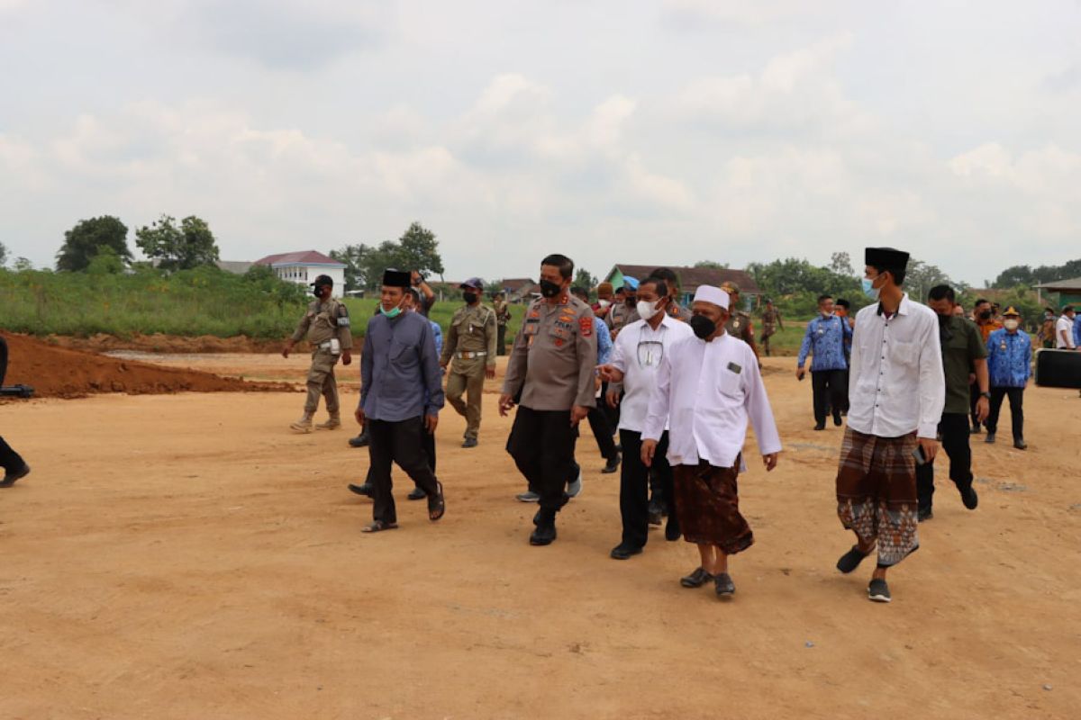 Kapolda tinjau lokasi Muktamar ke-34 NU di Lampung Tengah