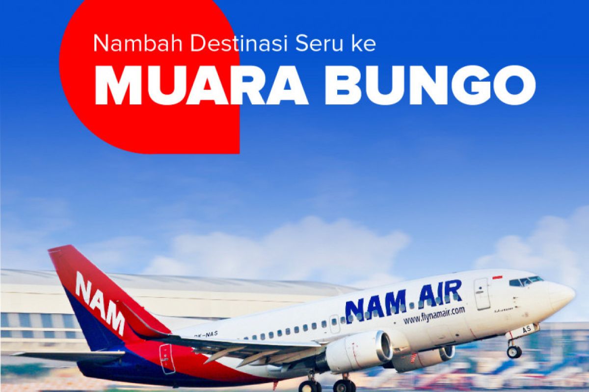 NAM Air buka kembali penerbangan Jakarta-Muara Bungo