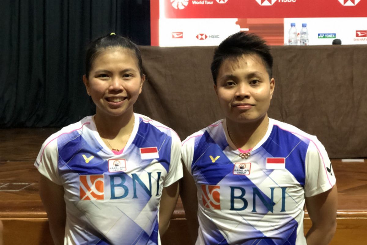 Greysia Polii/Apriyani Rahayu terhenti di perempat final Indonesia Masters 2021