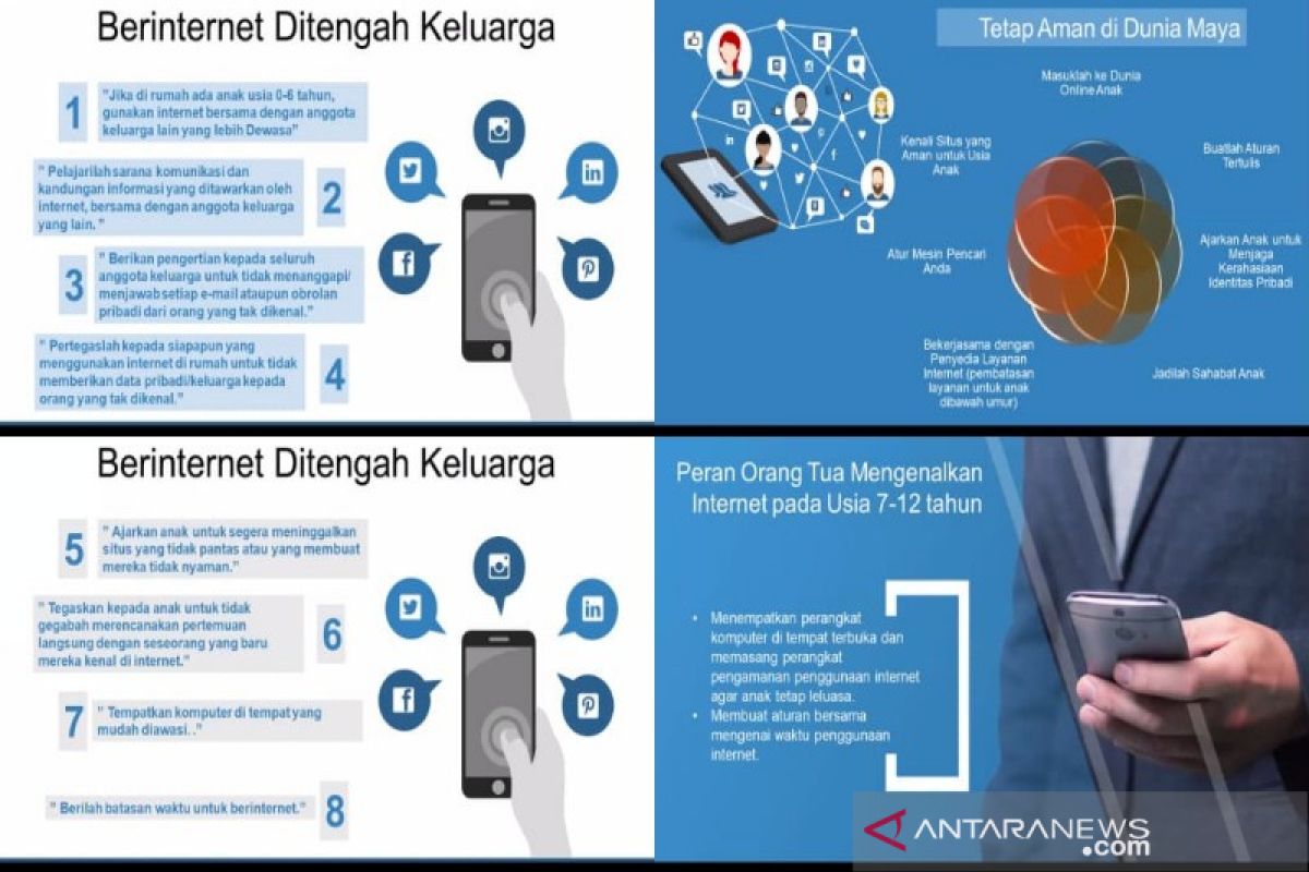 Mendorong masyarakat menggunakan internet dengan benar dalam keluarga