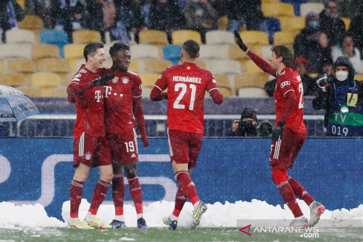 Menang 2-1 atas Kiev, Bayern ke 16 besar Liga Champions