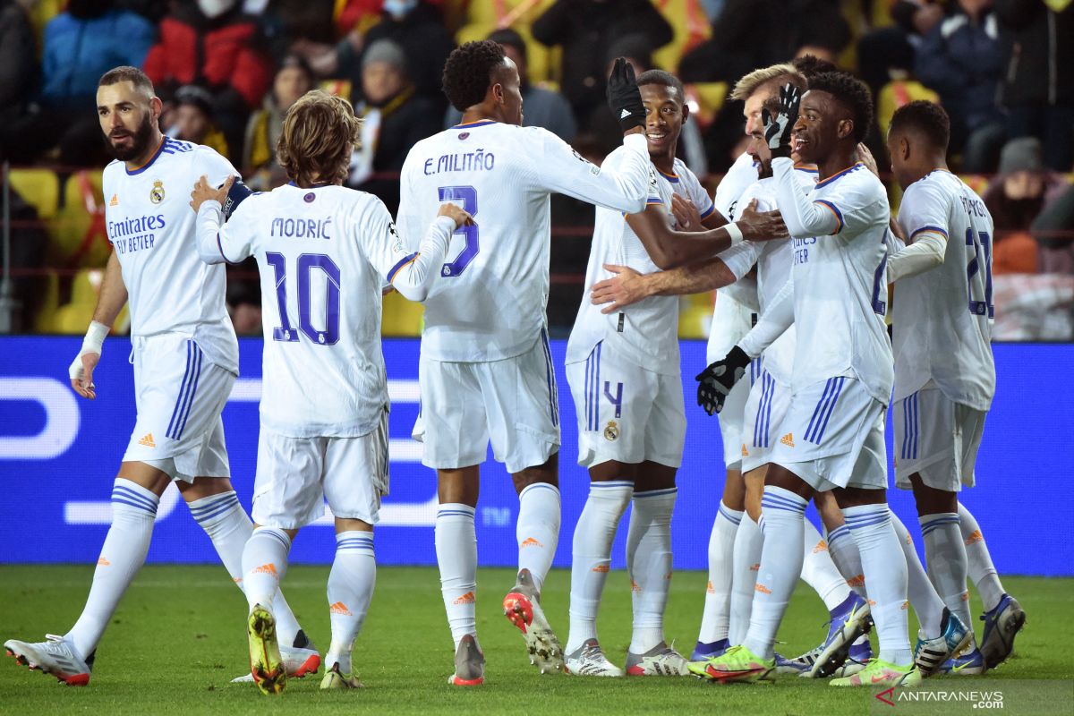 Madrid melaju ke babak 16 besar Liga Champions, tekuk Sheriff  3-0