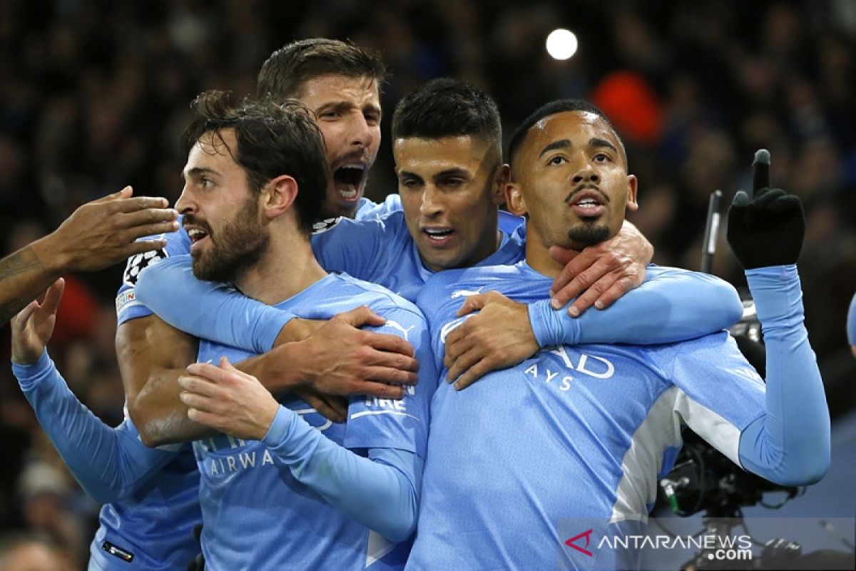 Manchester City bekuk PSG 2-1, tapi keduanya lolos ke babak 16 besar