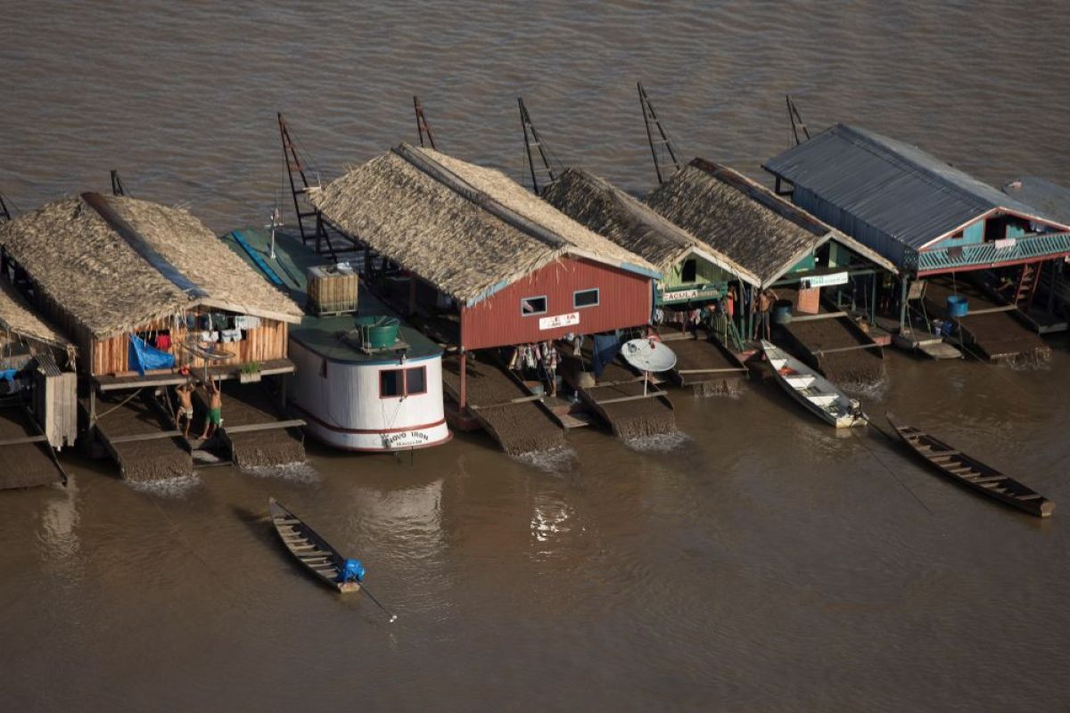 Waduh, 'Demam emas' di Brazil, ratusan rakit keruk anak sungai Amazon