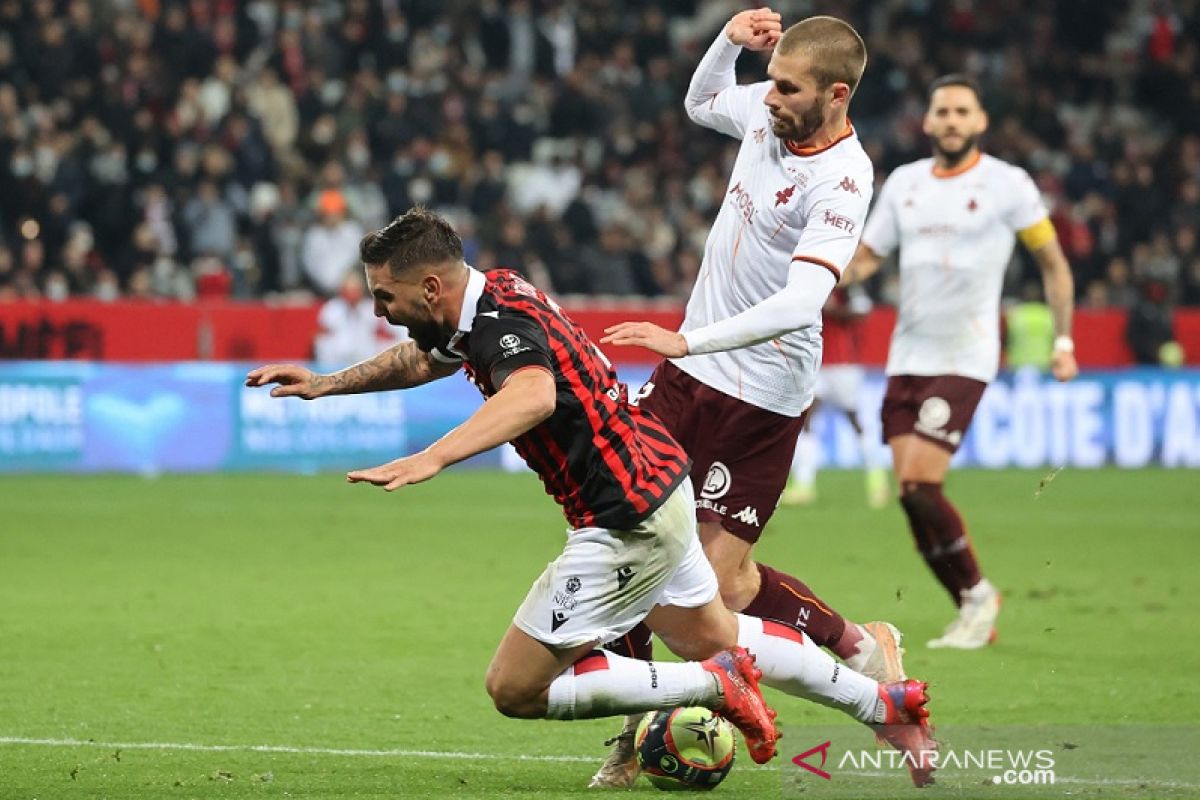 Nice dikalahkan 0-1 tim juru kunci Metz