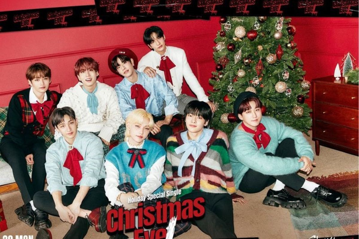 Sambut liburan Natal, Grup K-pop Stray Kids rilis album mini "Christmas EveL "