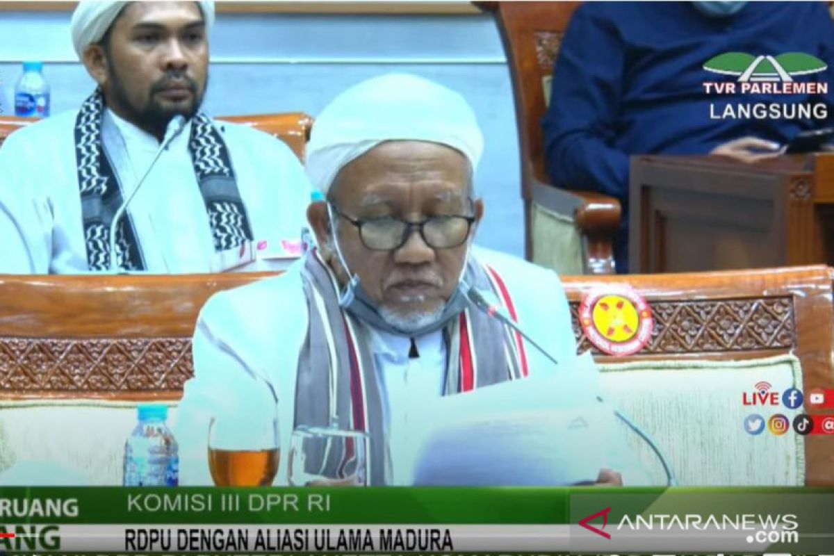 Aliansi Ulama Madura minta DPR RI  kawal proses hukum Rizieq Shihab