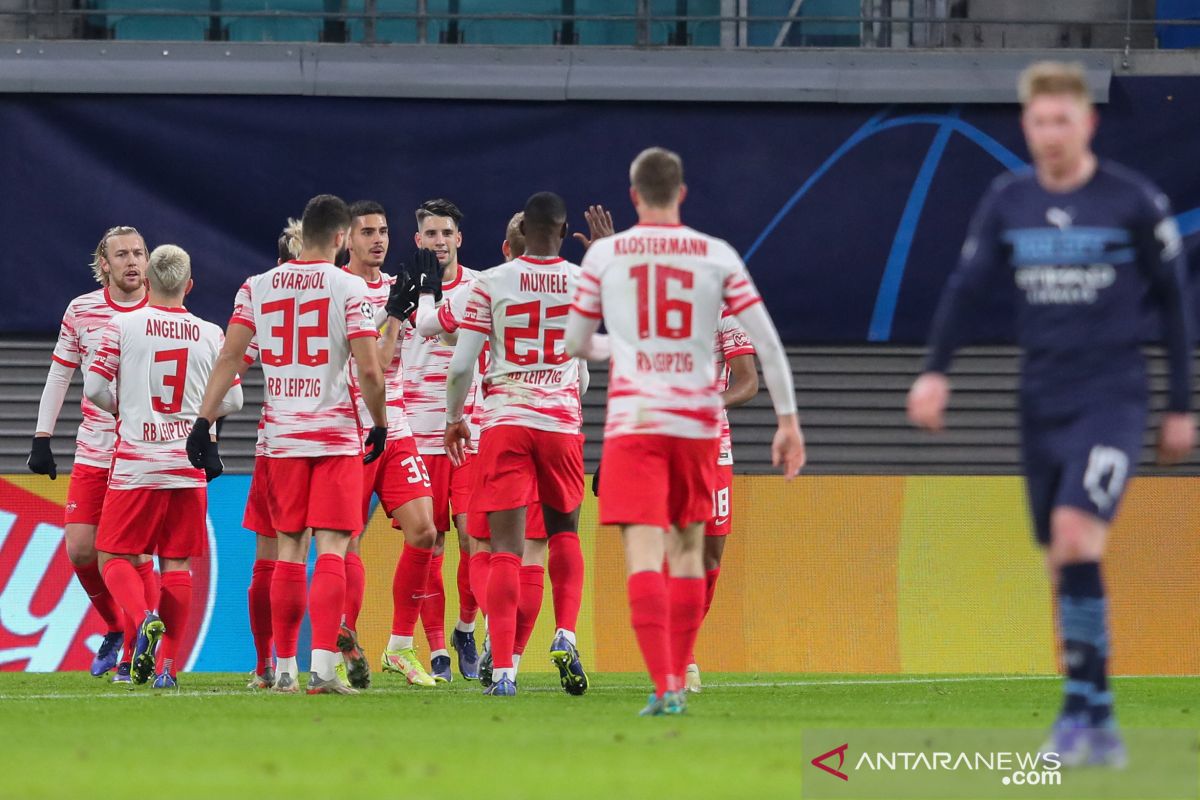 Liga Champions-RB Leipzig sukses taklukkan Manchester City 2-1