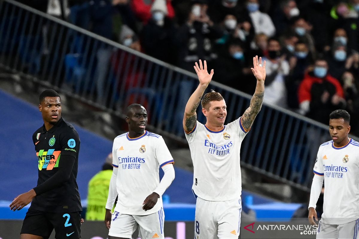 Madrid juara Grup D setelah tundukkan Inter 2-0