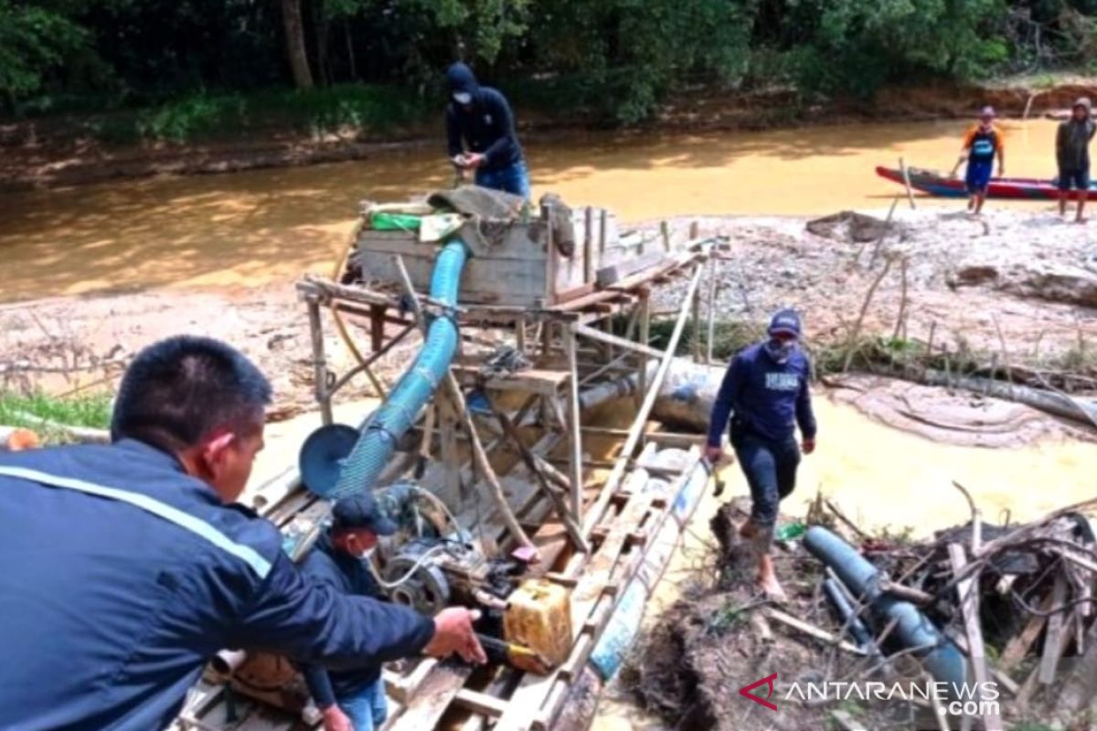 Polisi kejar pemodal tambang emas ilegal di  Musi Rawas Utara