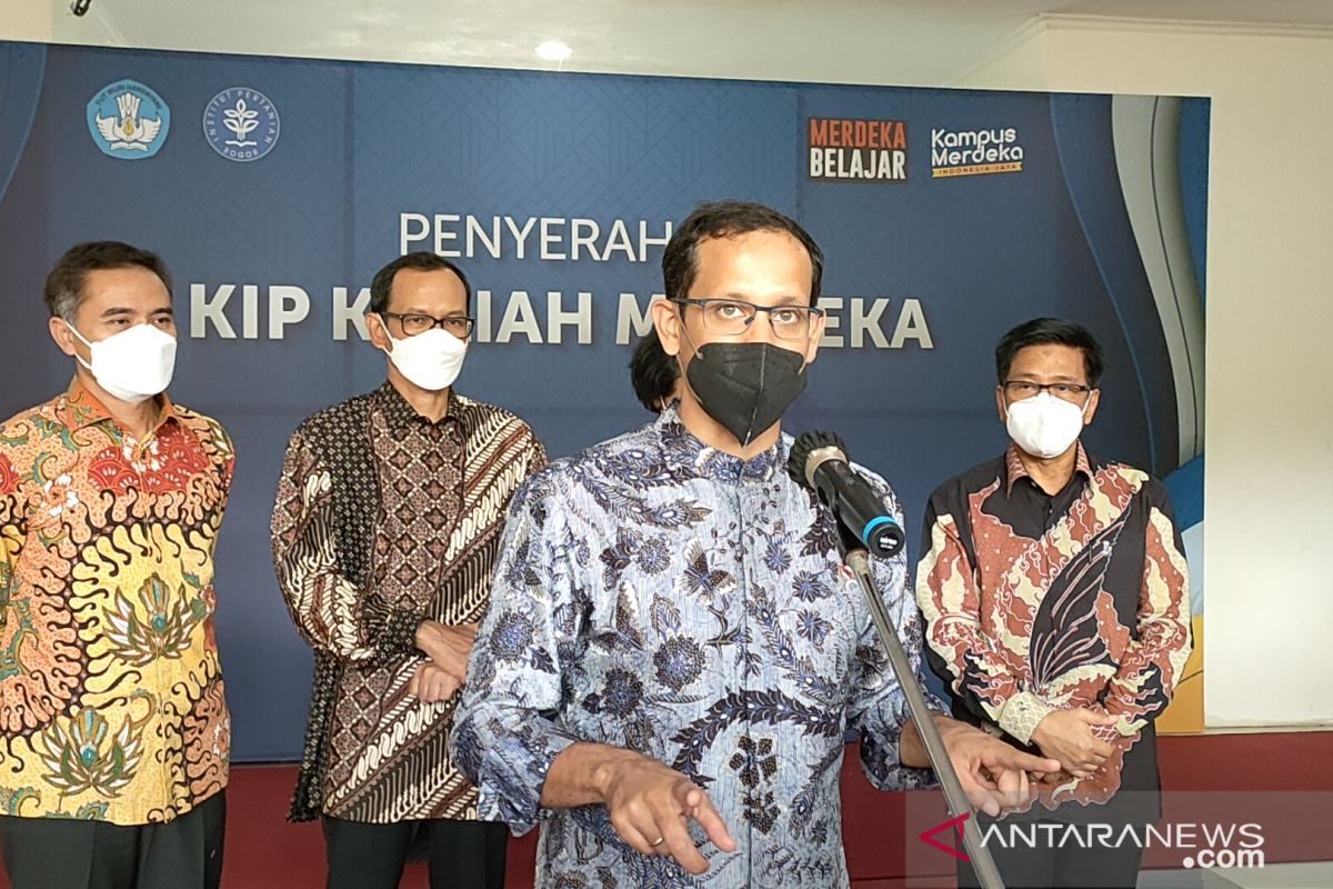 Mendikbudristek Nadiem Makarim sebut KIP Kuliah Merdeka berlanjut 2022