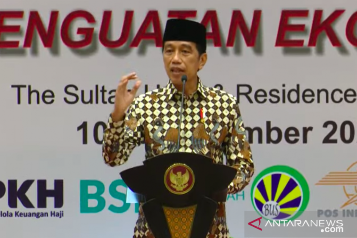 President upbeat about Indonesian sharia  economy's prospects