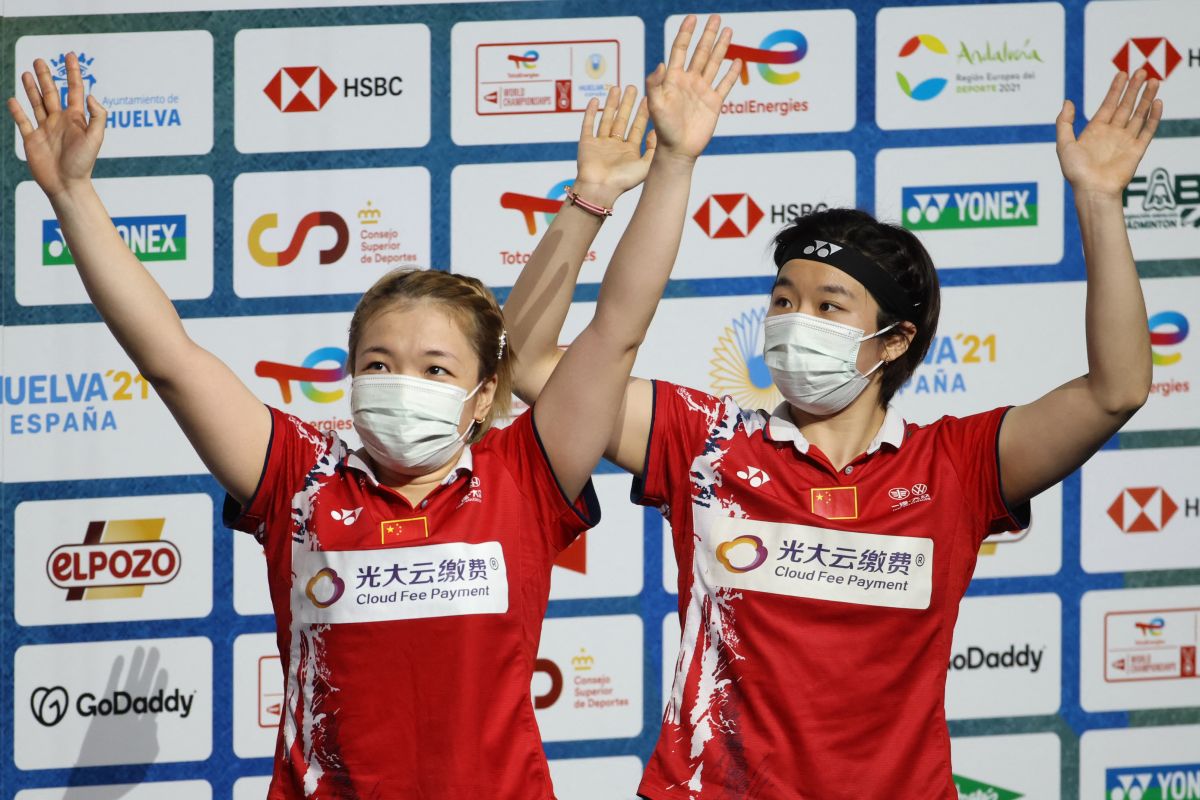 All England 2022 - Ganda putri unggulan asal China tumbang oleh Korsel