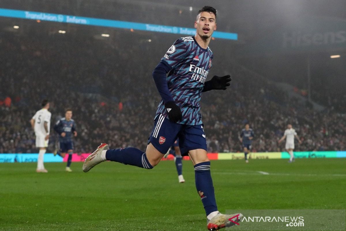 Gabriel Martinelli semakin subur, Arsenal raup  tiga poin dari Leeds