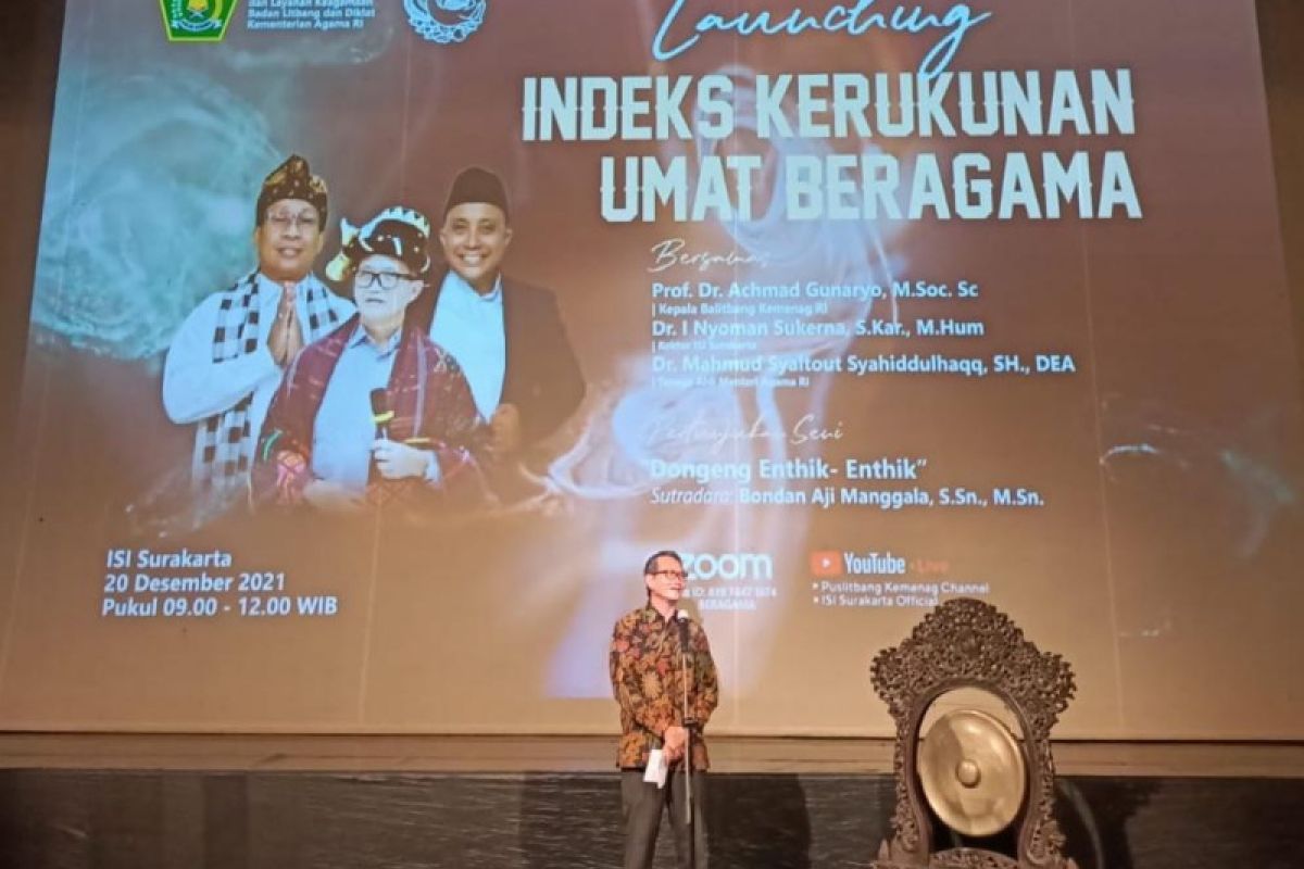 Kemenag luncurkan Indeks Kerukunan Umat  Beragama 2021