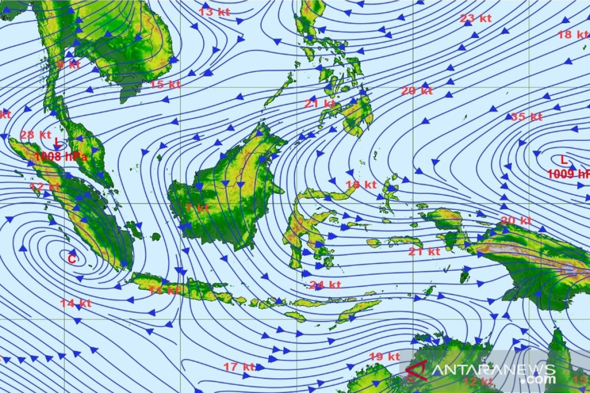BMKG :  potensi angin kencang melanda Flores NTT hingga akhir 2021