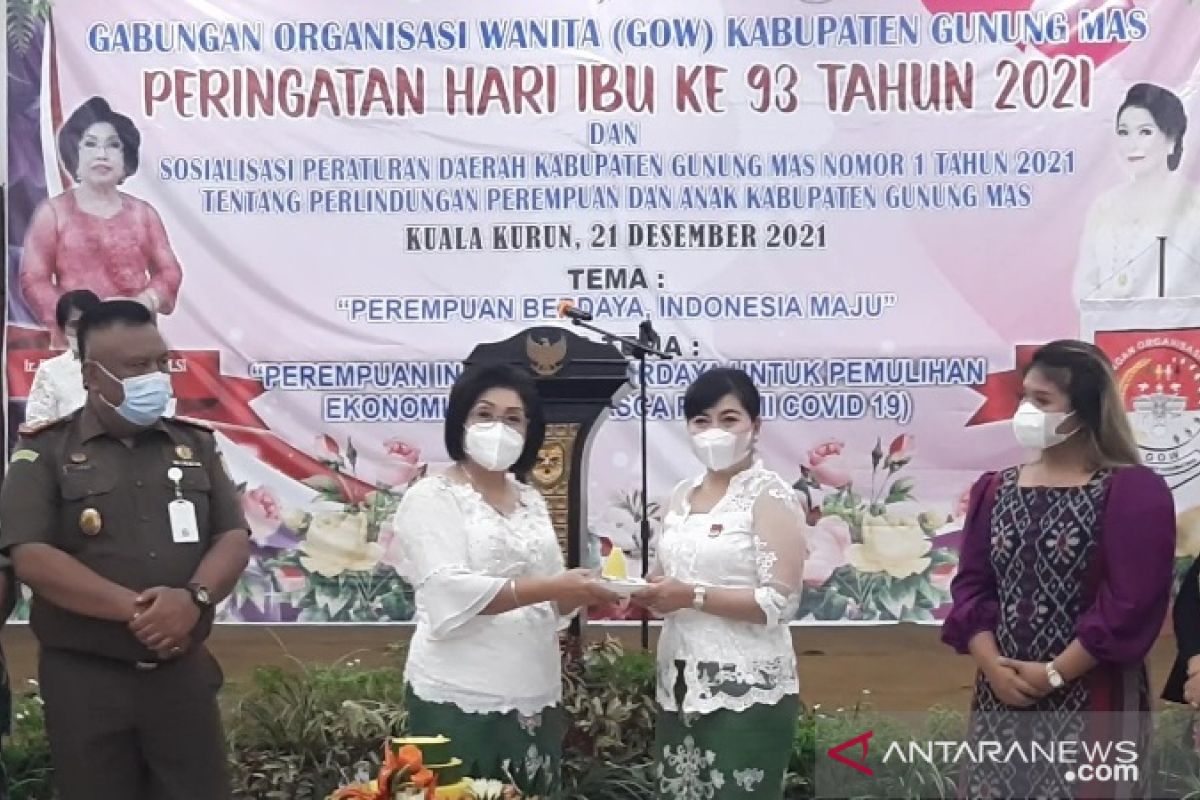 Para ibu di Gumas diharap turut berperan dalam pembangunan daerah