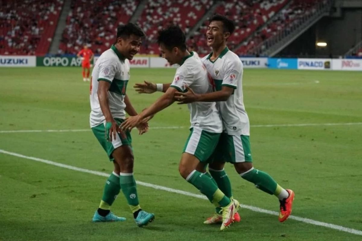 Piala AFF, Indonesia ditahan imbang Singapura 1-1