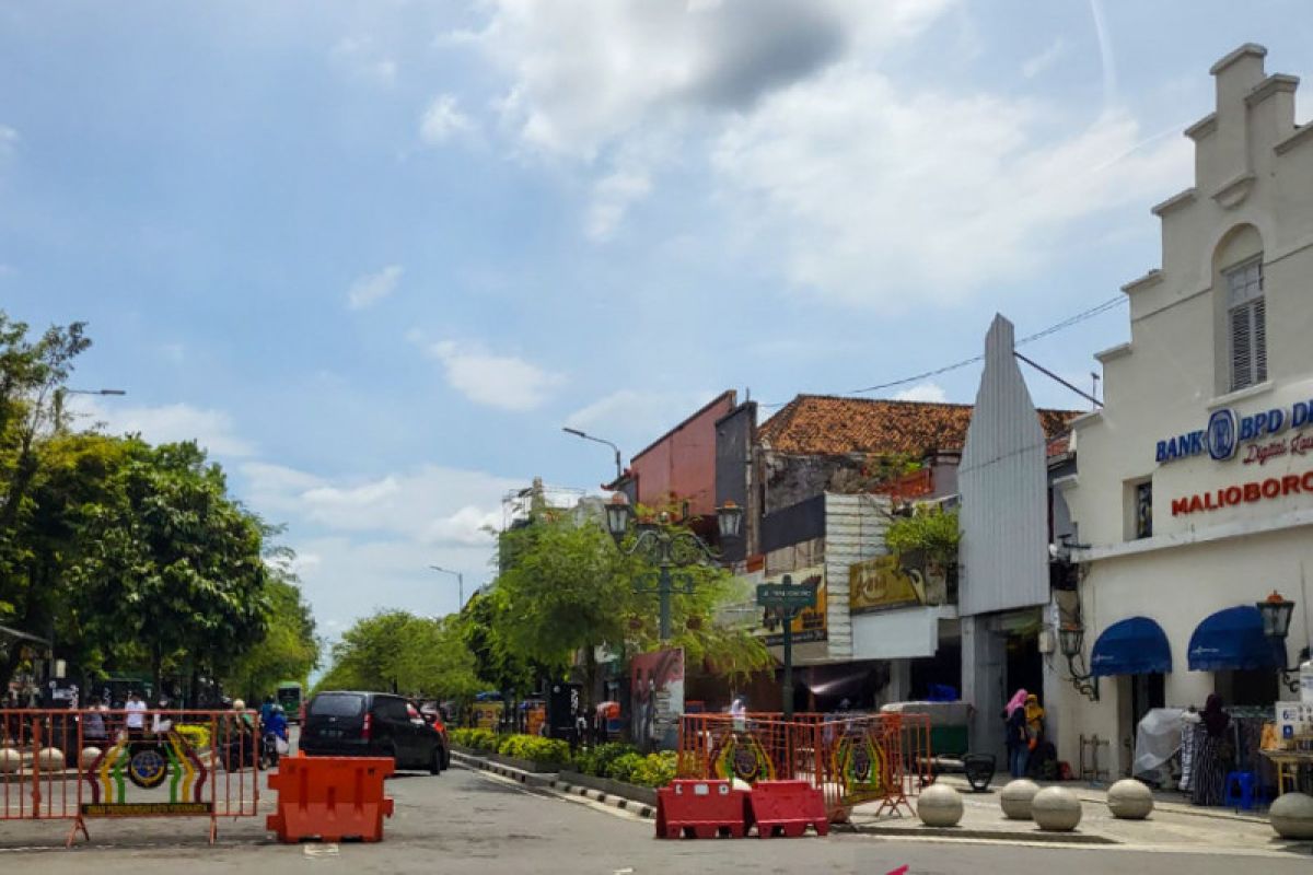 Akses ke Malioboro hanya dari Jalan Mataram pada Tahun Baru 2022