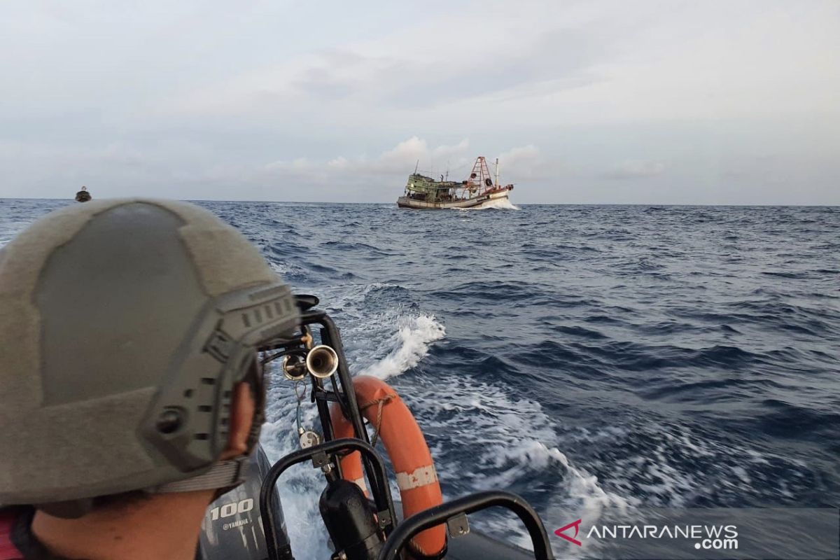 Bakamla tangkap kapal ikan berbendera Vietnam  di Laut Natuna Utara