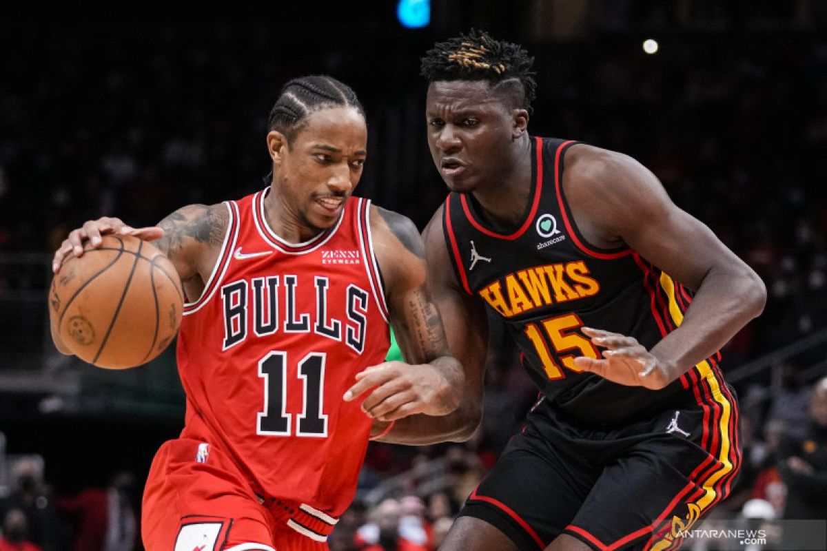 Trio Bulls cetak banyak poin untuk kalahkan Hawks