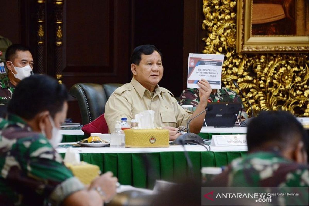 Prabowo Subianto apresiasi konsep awal dokumen produk strategis pertahanan