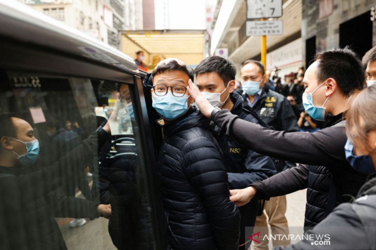 China bilang penggeledahan media Hong Kong sesuai hukum
