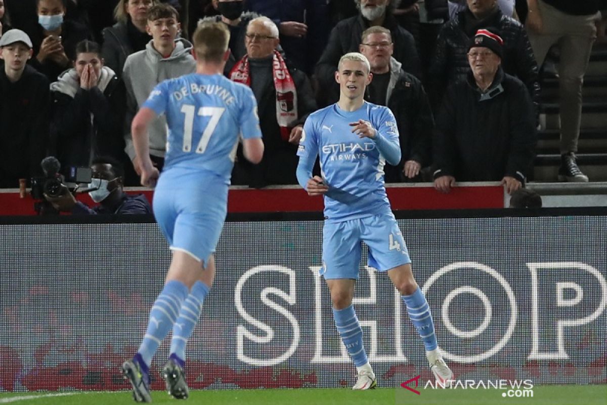 Manchester City tundukkan Brentford 1-0