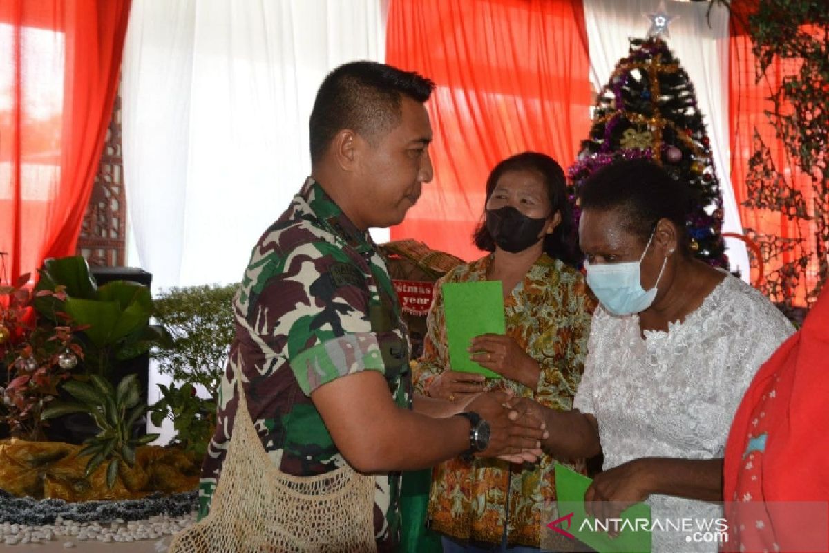 Ibadah bersama rayakan Natal dan HUT ke-25 Kodim Mimika