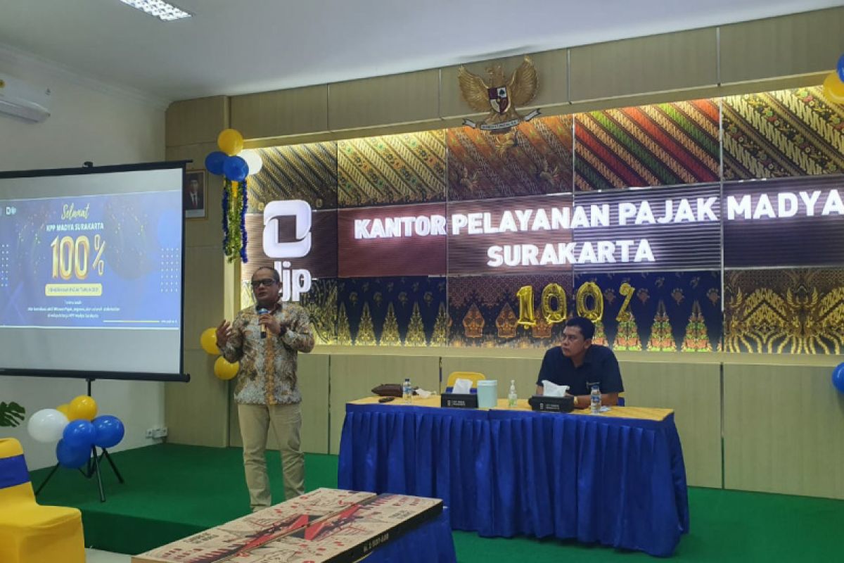 Capaian KPP Madya Surakarta pada 2021 melampaui target