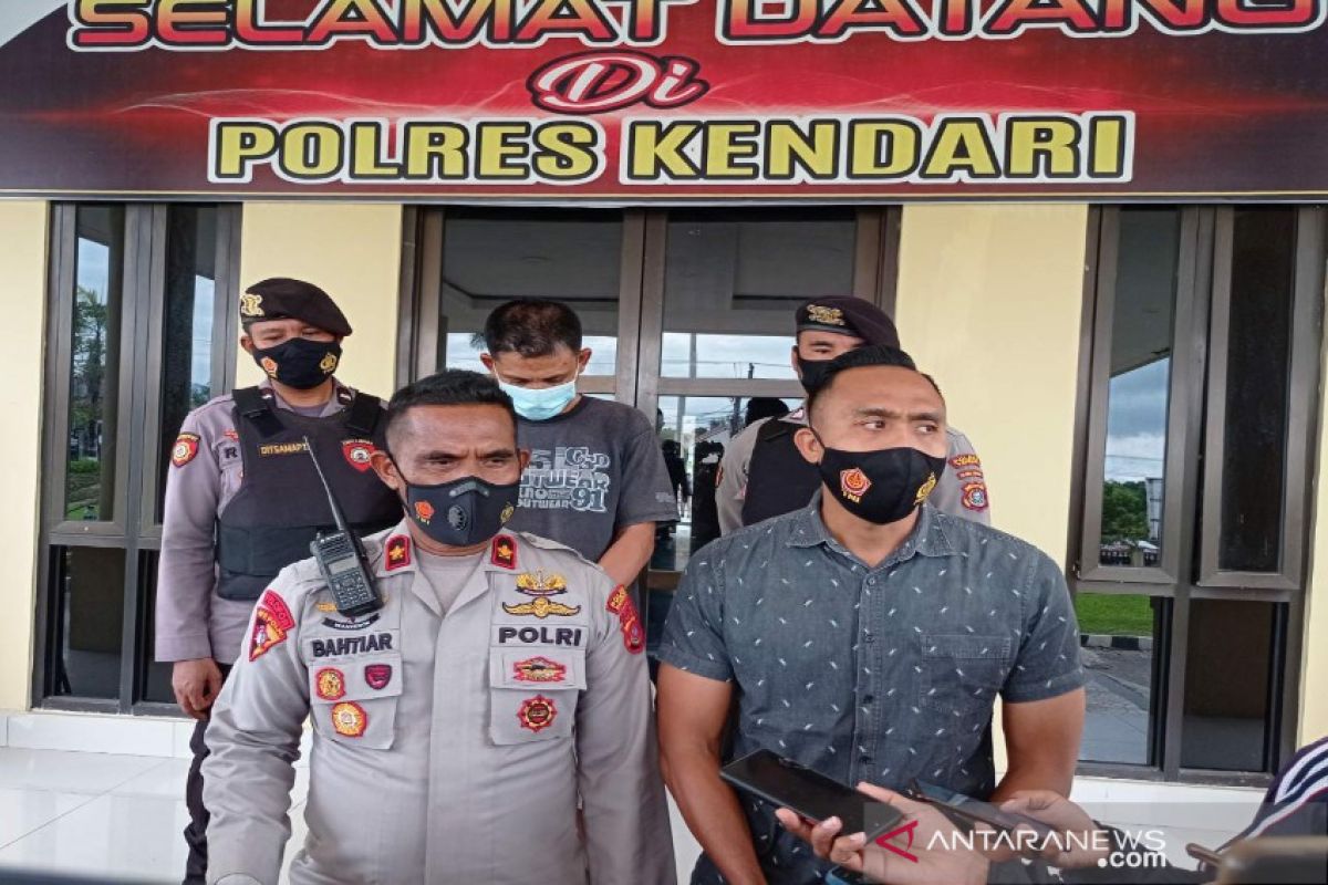 Polisi bekuk residivis spesialis pencuri HP di Kendari