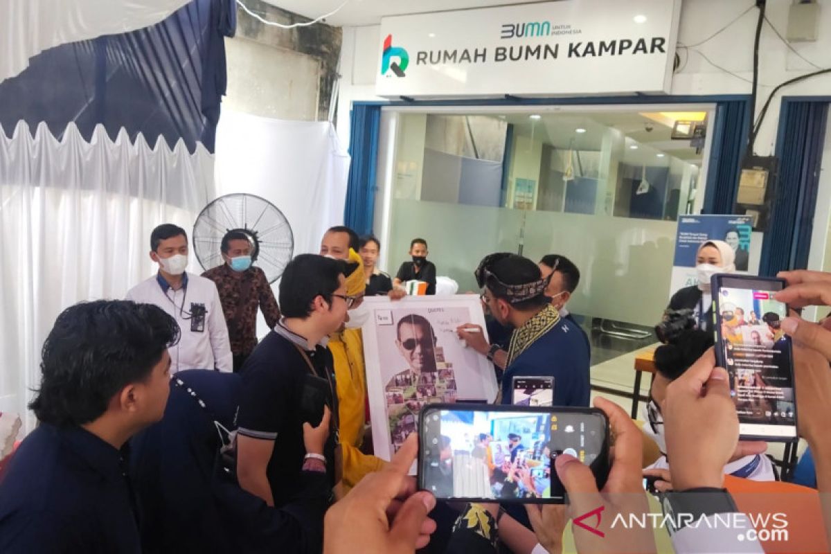 Staf khusus Menteri BUMN dengarkan keluhan pelaku UMKM di Kampar