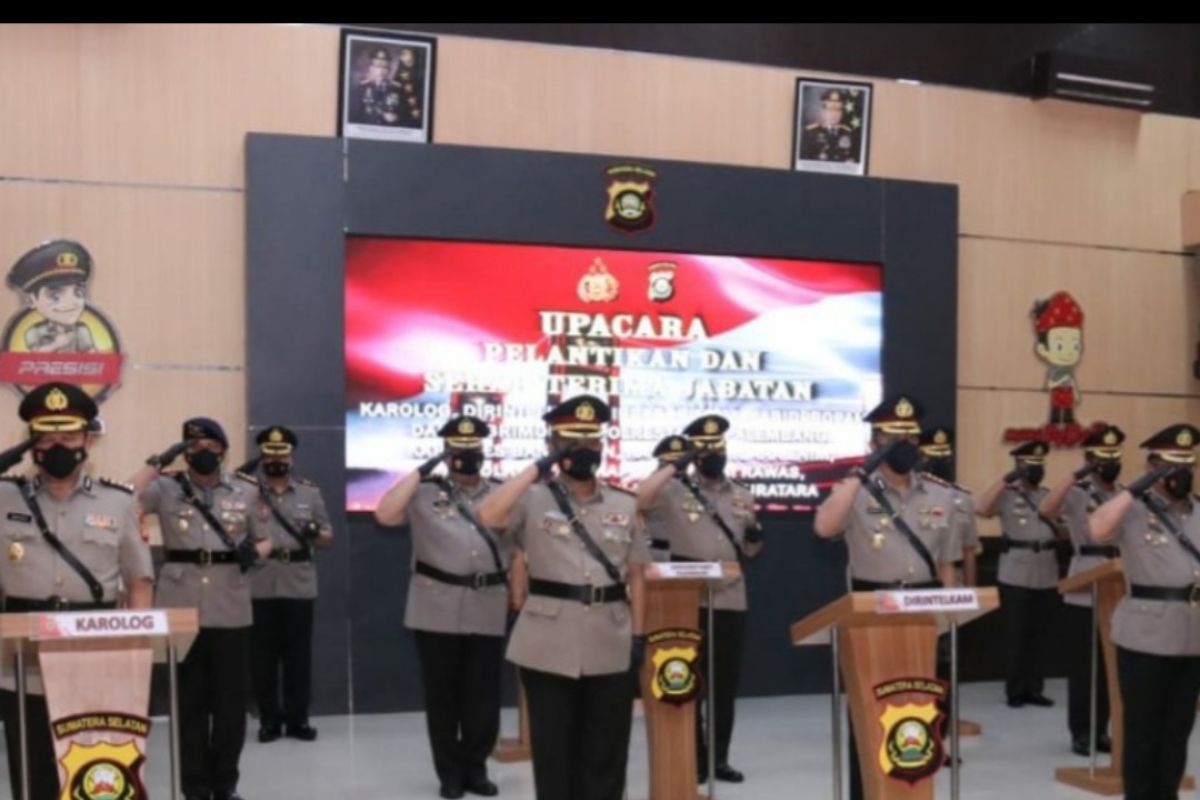 Tujuh Kapolres di Sumsel  diganti