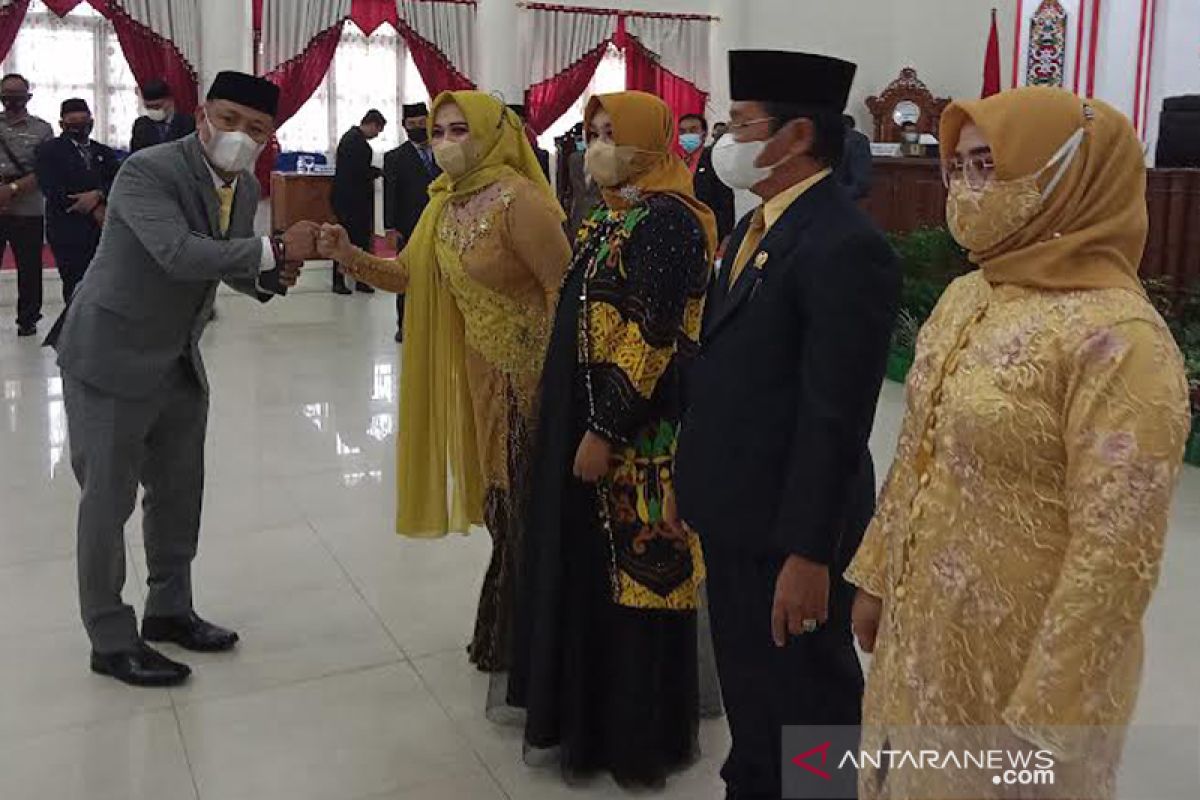 Nyimas Artika dilantik jadi Wakil Ketua DPRD Barsel